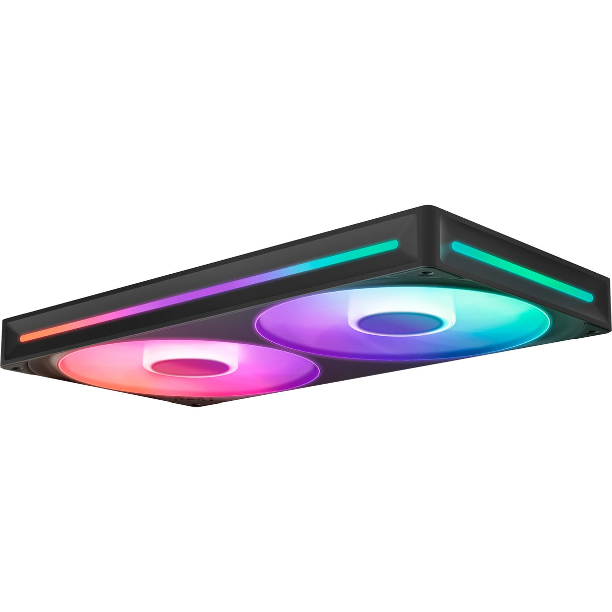 Nzxt f280 rgb core case fans (sort, 2 stk, 280 x 140 x 26 mm)