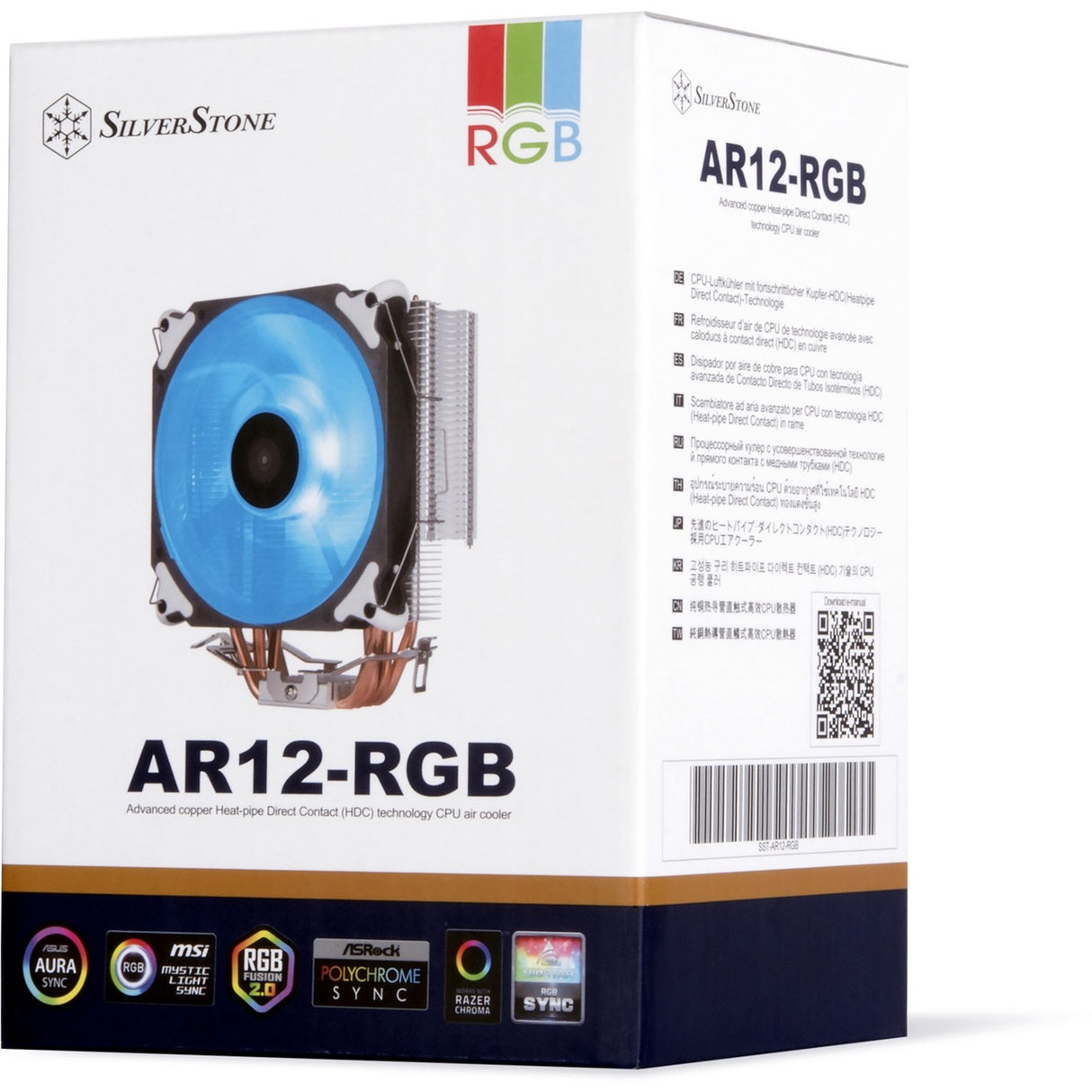 Silverstone sst-ar12-rgb cpu køler
