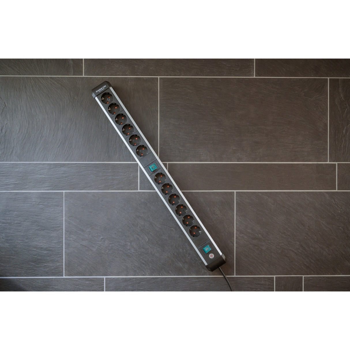 Brennerstuhl premium-alu-line fatning 12-vejs 3 m h05vv-f 3g1.5 2x 6-vejs omskiftelige fatninger