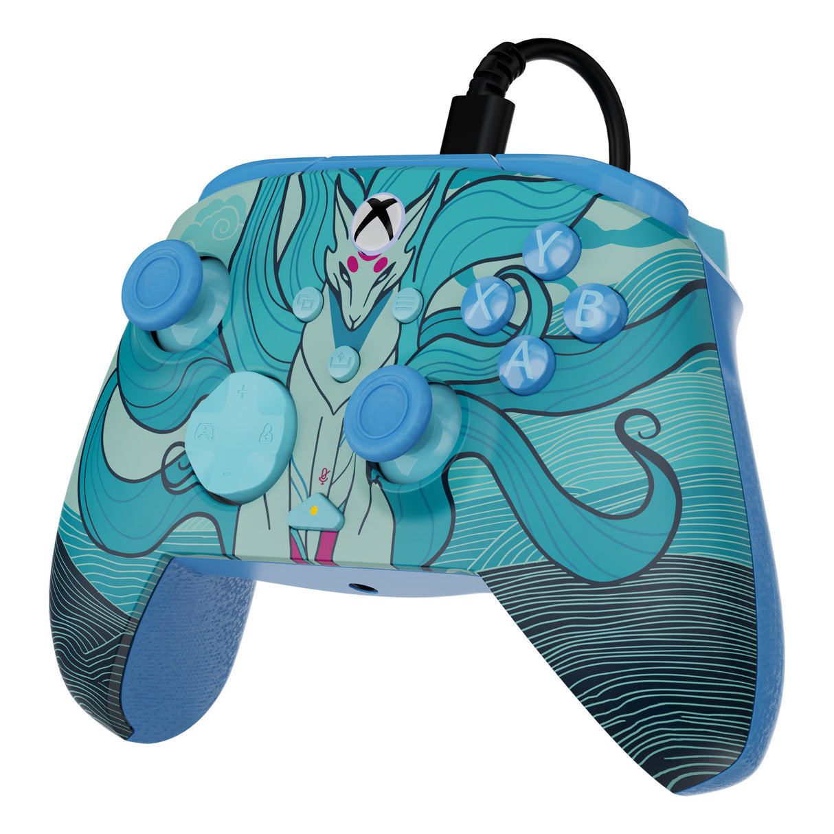 Turtle Beach Rematch Advanced Wired Controller (Blue Kitsune, Xbox Series X|S, Xbox One, PC)