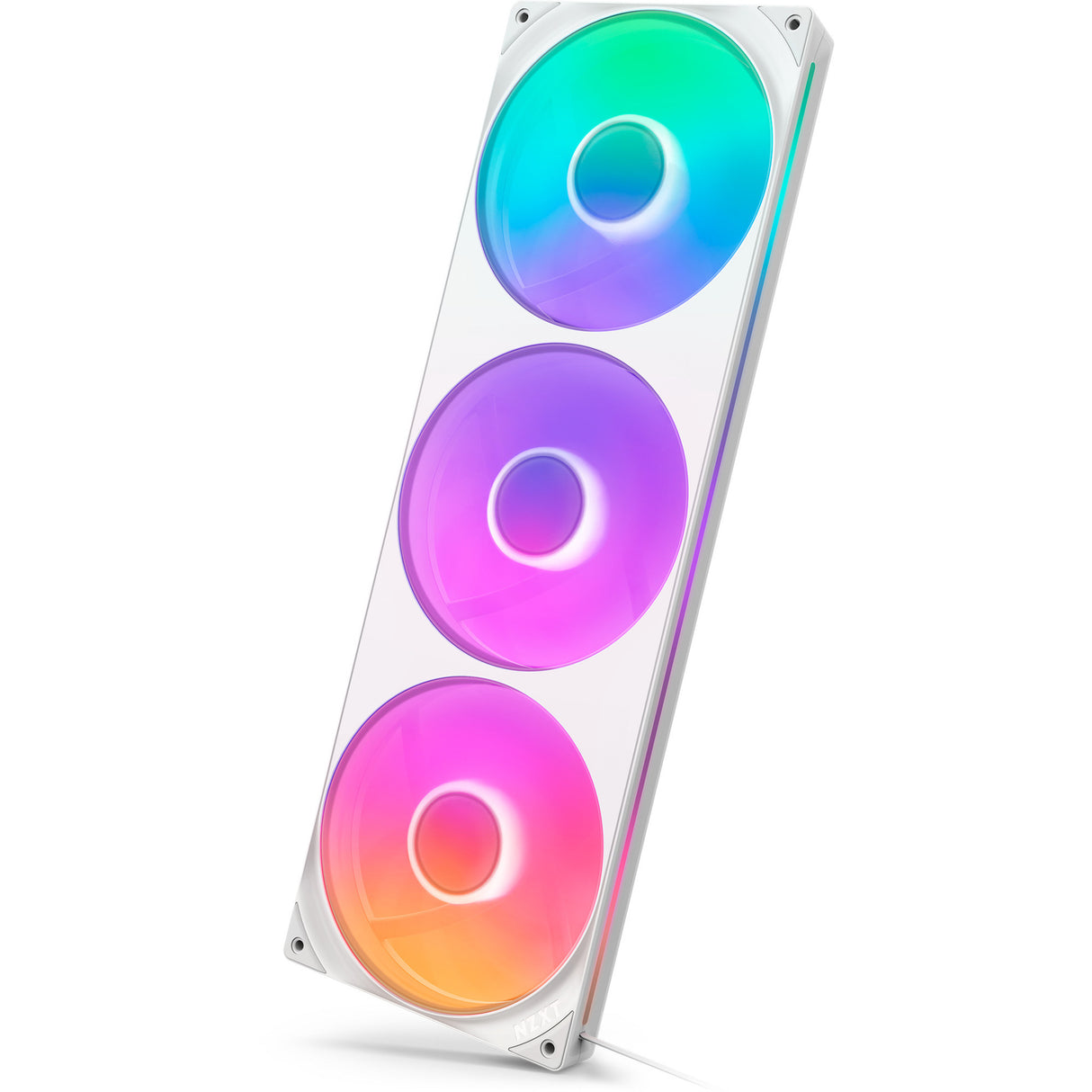 Nzxt f420 rgb core case blæsere (hvide, 3 stykker, 420 x 140 x 26 mm)