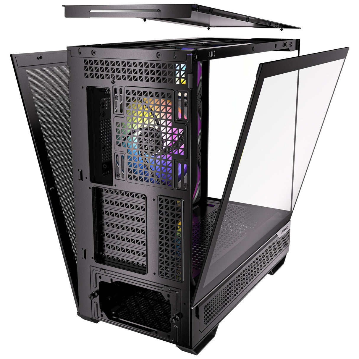 Antec c7 argb midi tårnhus (sort | 2x USB-A | 1x USB-C | hærdet glas)