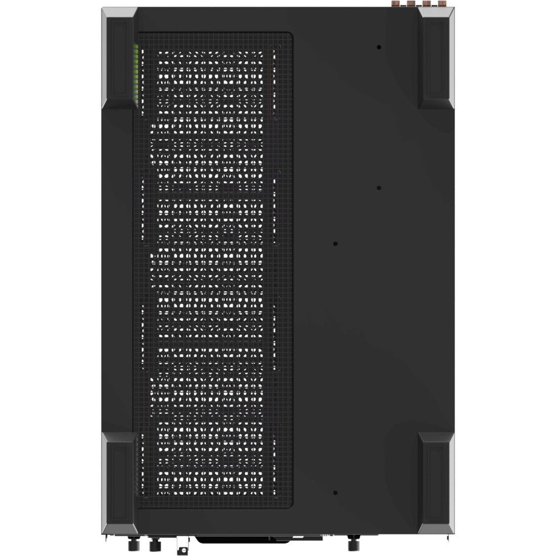 Thermaltake view 380 ws argb midi tårnhus (sort træfarve | 2x USB-A | 1x USB-C | RGB | hærdet glas)