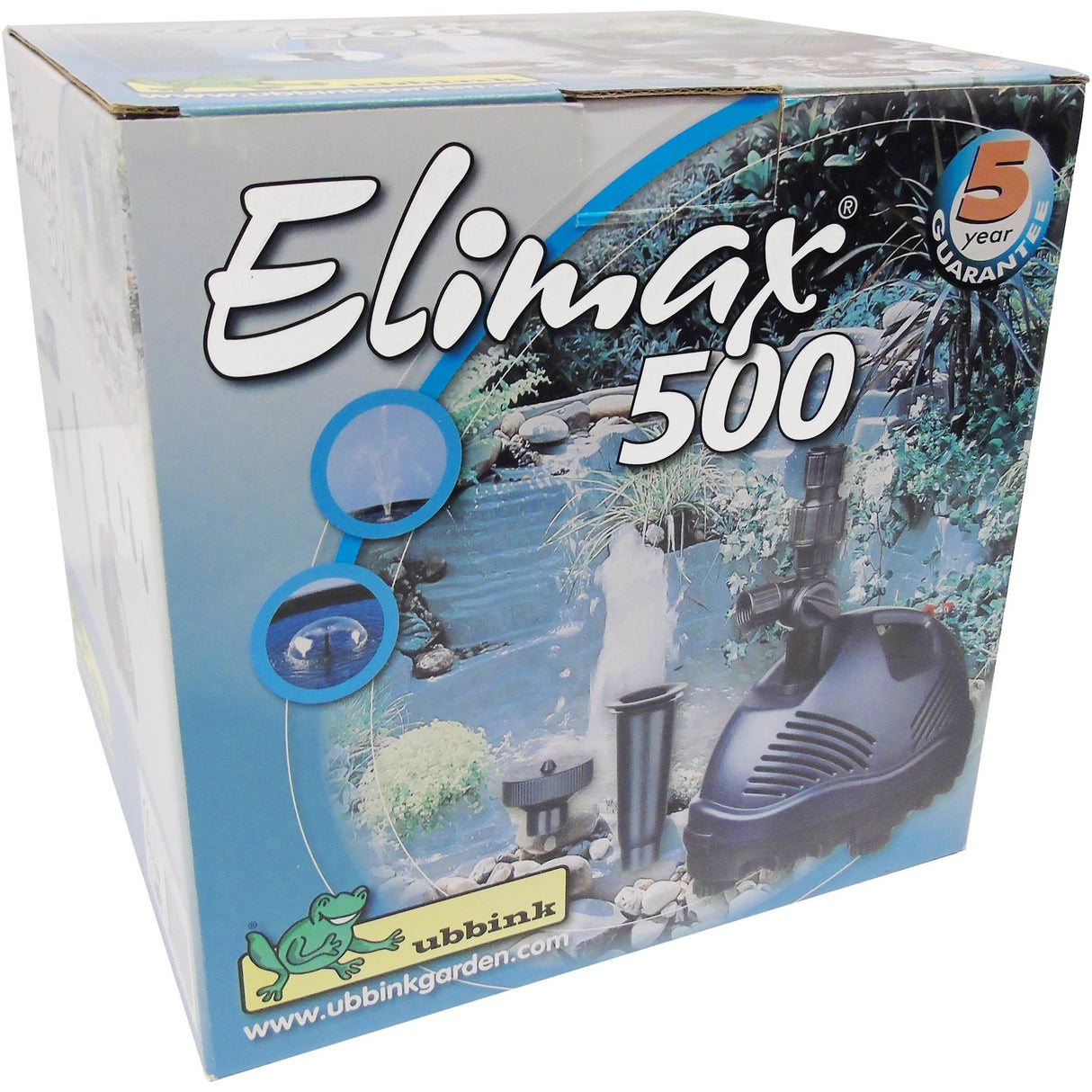 Ubbink elimax 500 springvandspumpe (sort)
