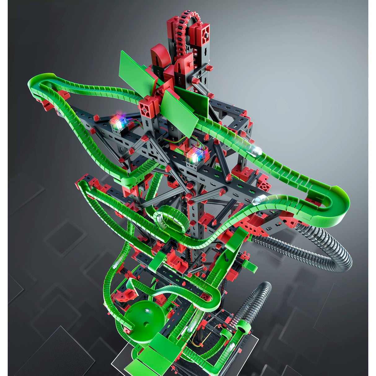Fischertechnik marmorløbebaner - dynamisk xxl kuglebane (544619)