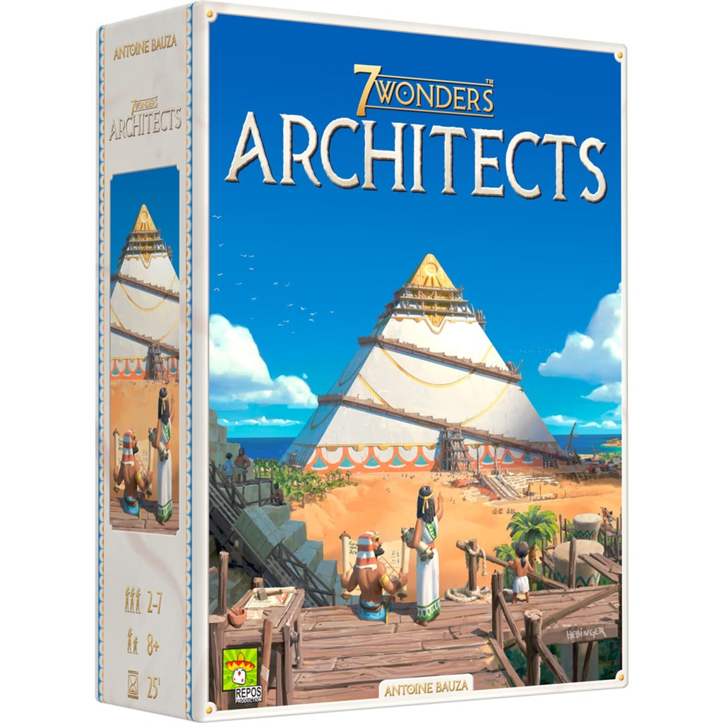 Asmodee 7 wonders: arkitekter brætspil (hollandsk, 2 - 7 spillere, 25 minutter, fra 8 år)