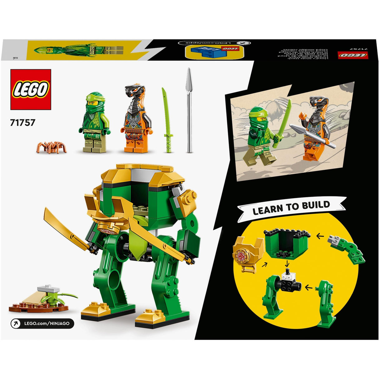 Lego Ninjago - Lloyd's Ninja Mech Construction Toy (71757)
