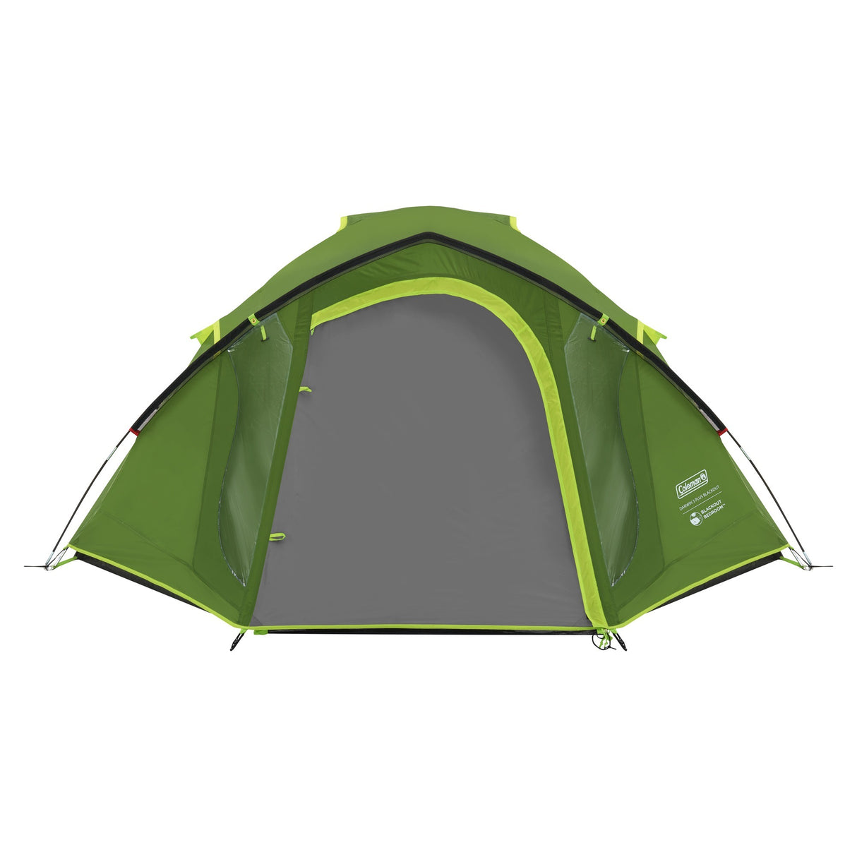 Coleman darwin 3 plus kuppeltelt (mørkegrøn lysegrøn, med frontstruktur, model 2025)