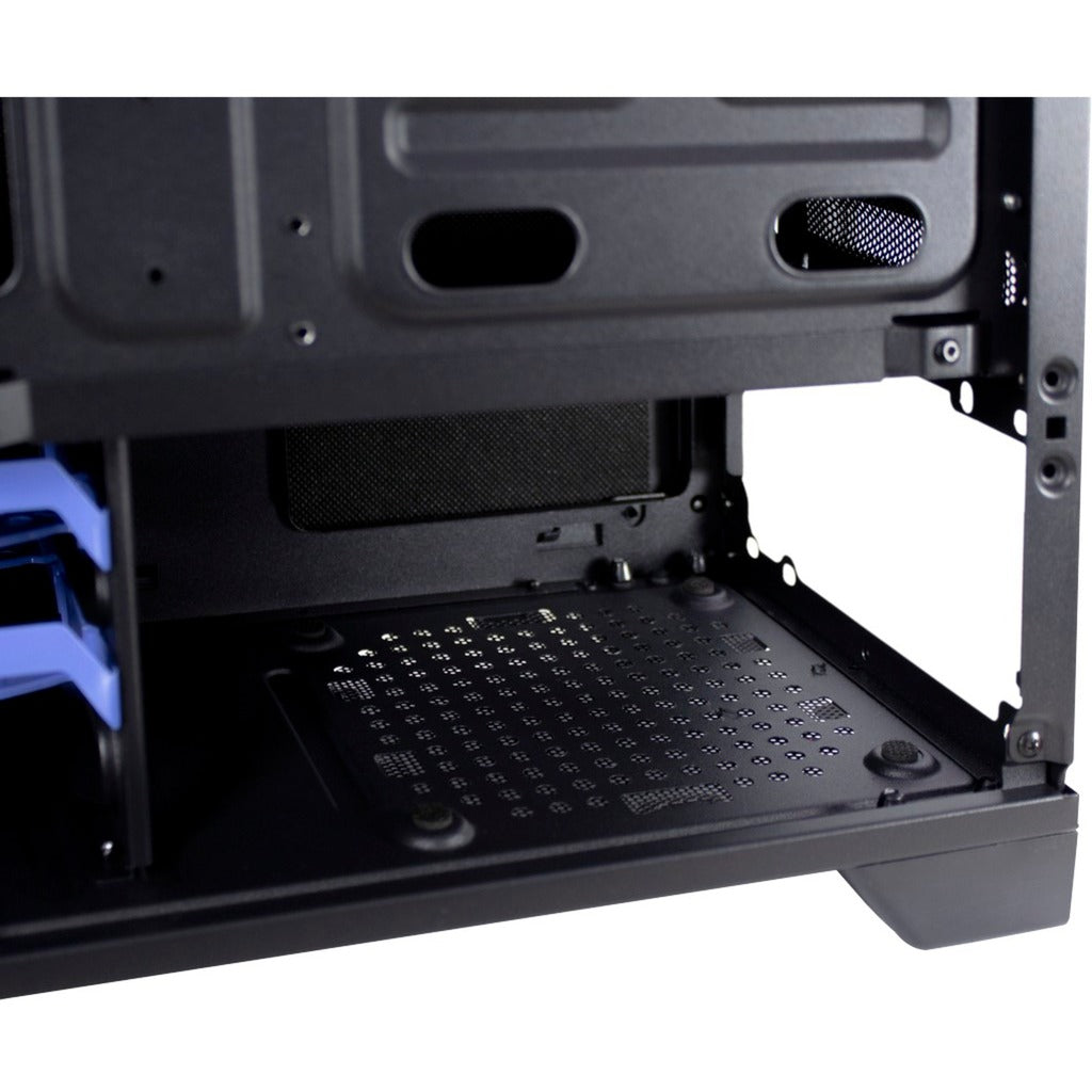 Inter-tech h-606 mini tårnhus (sort | 2x USB-A)