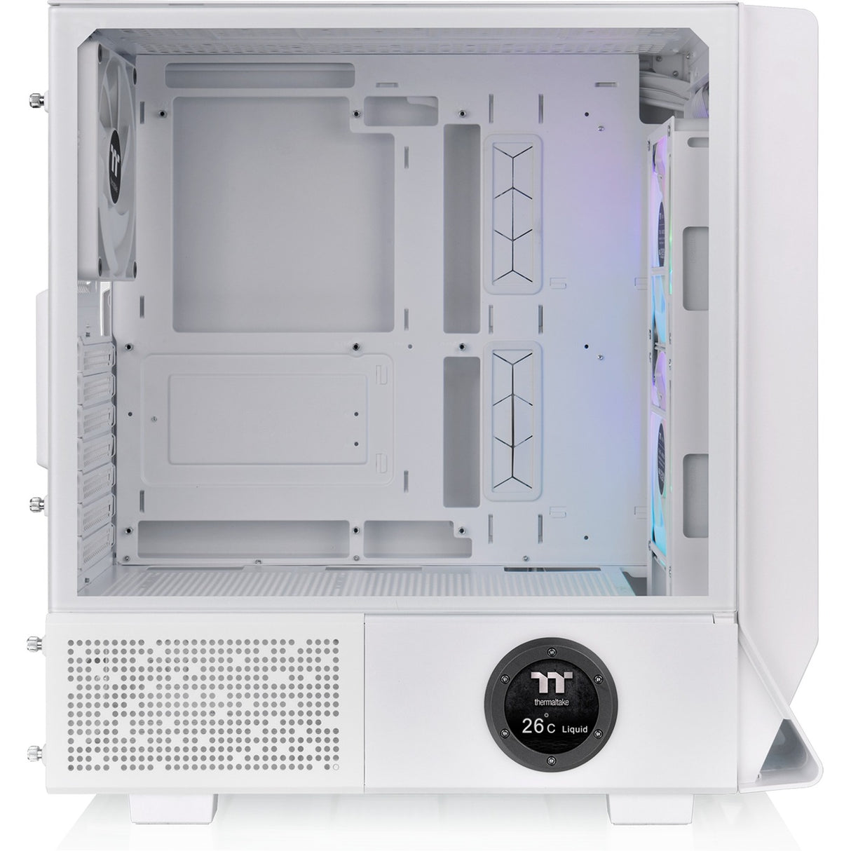 Thermaltake Ceres 350 MX - Snow Midi Tower-hus (hvid | 2x USB-A | 1x USB-C | RGB | hærdet glas)