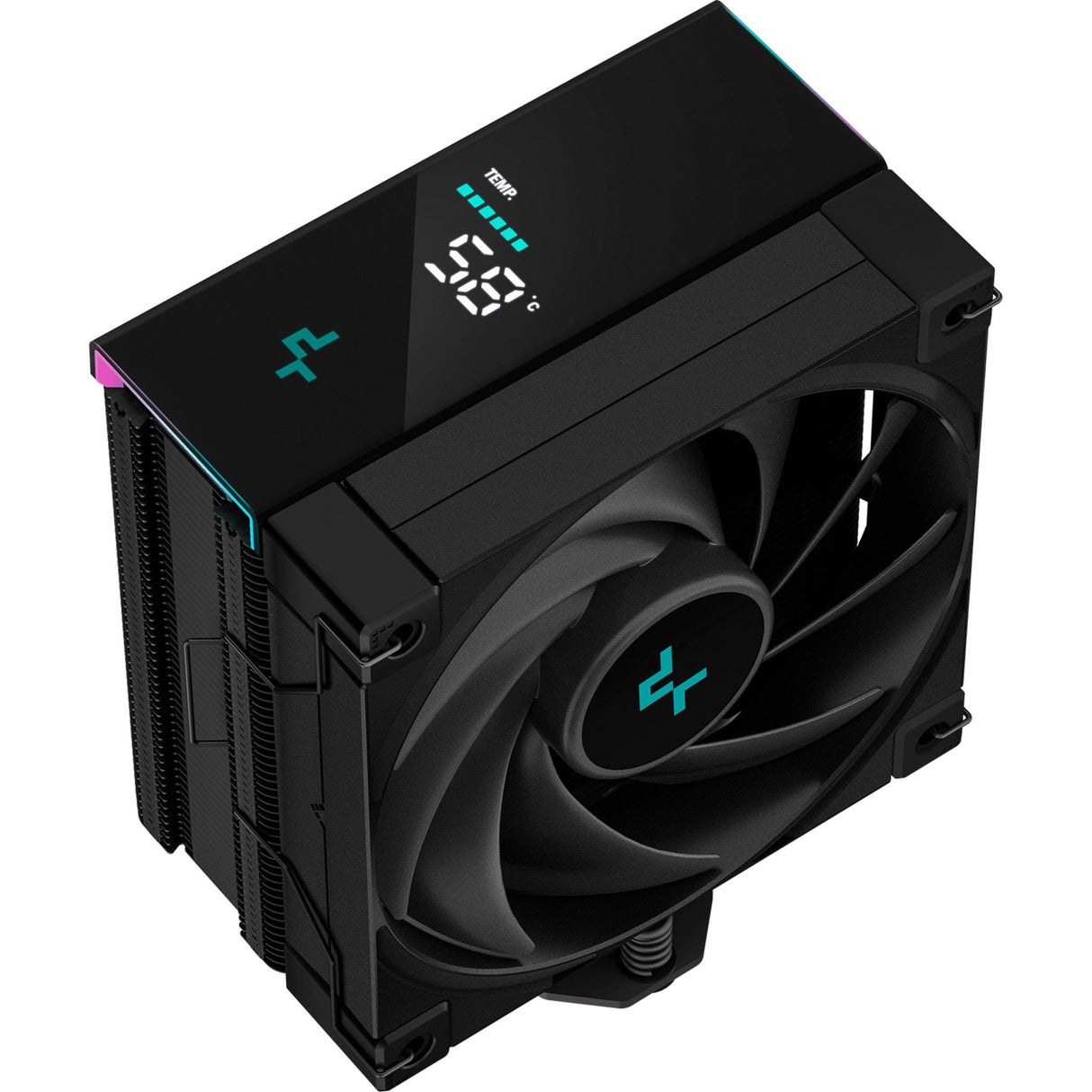 Deepcool AK400 Digital RGB CPU-køler (sort, 4-benet PWM blæserstik)