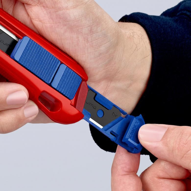 Knipex cutix universal knivboksskærer (rød blå, inkl. 2 knivblade)