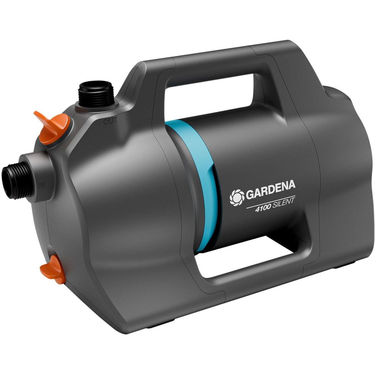 Gardena vandingspumpe 4100 silent (mørkegrå turkis, 550 watt)