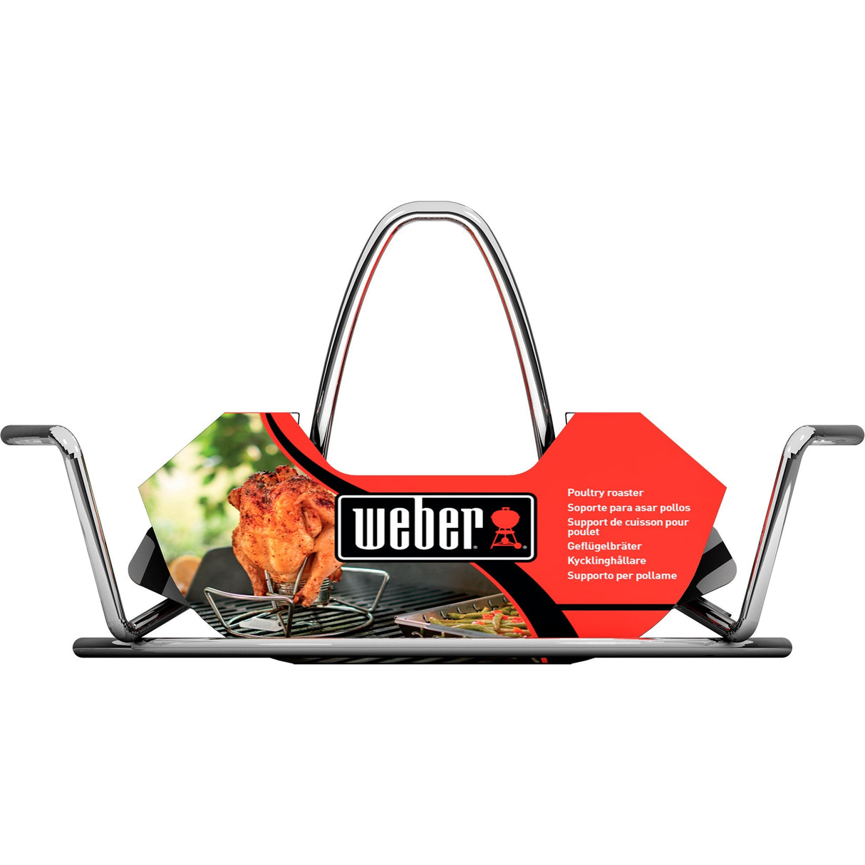 Weber fjerkrædamper fjerkræholder (sølv)