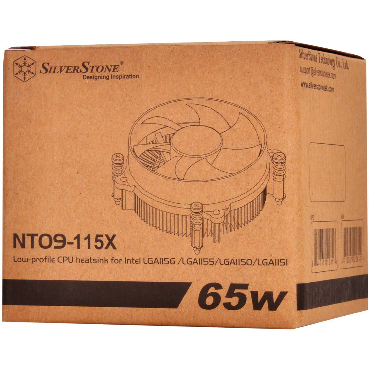 Silverstone nt09-115x CPU køler