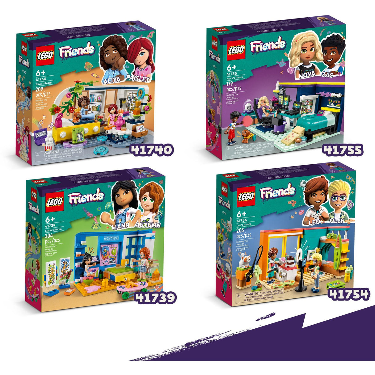 Lego venner - leos værelse byggelegetøj (41754)