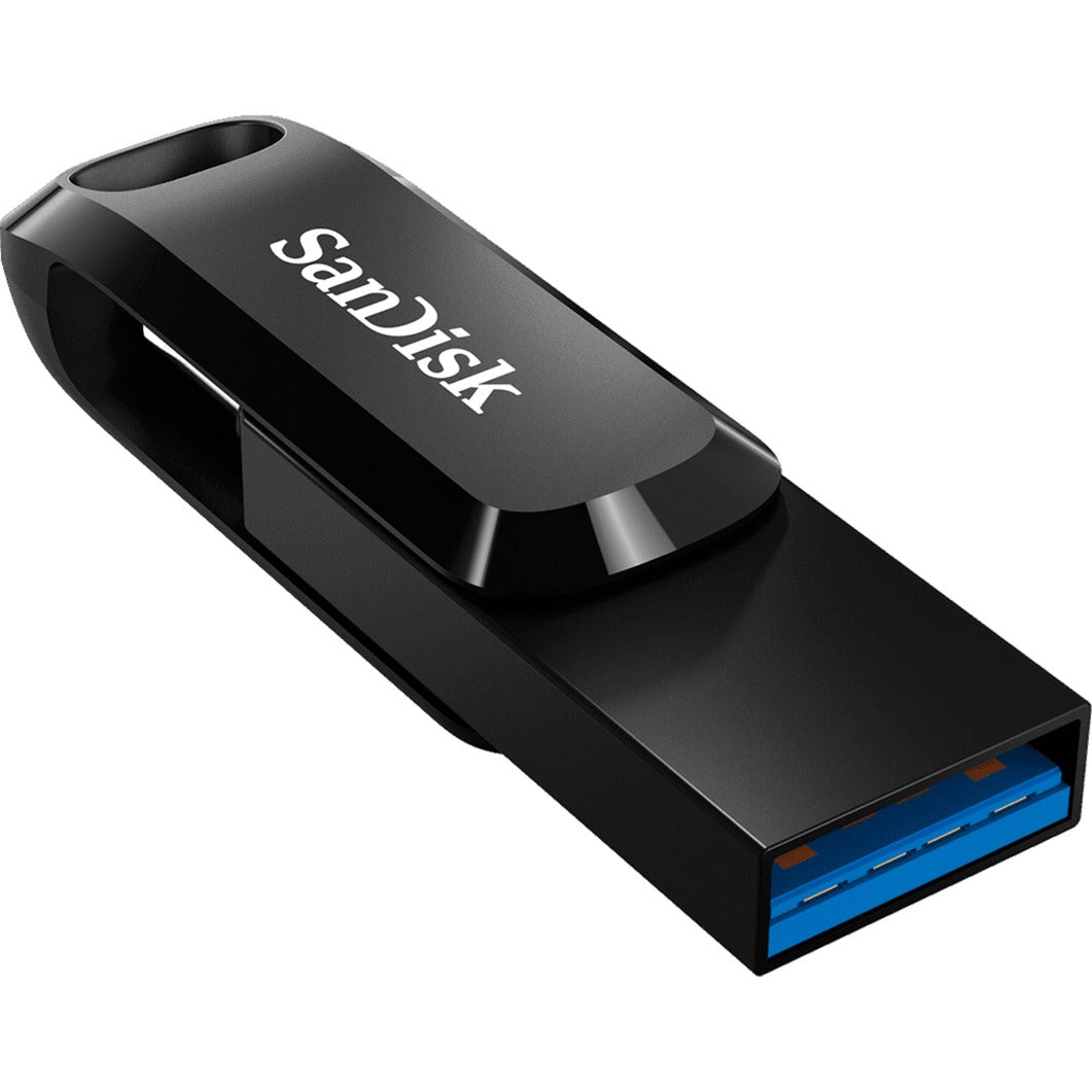 Sandisk ultra dual drive go 64 GB USB-stick (sort, USB-A 3.2 (5 Gbit s), USB-C 3.2 (5 Gbit s))