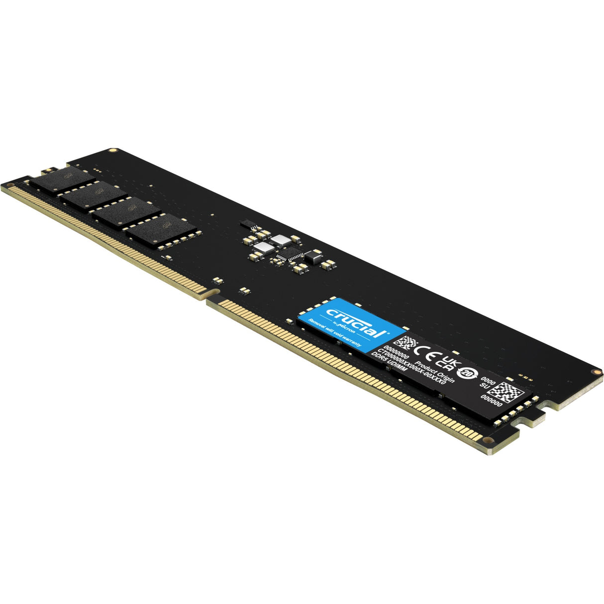 Crucial 16 GB DDR5-4800 (1x 16 GB) RAM (sort, CT16G48C40U5)