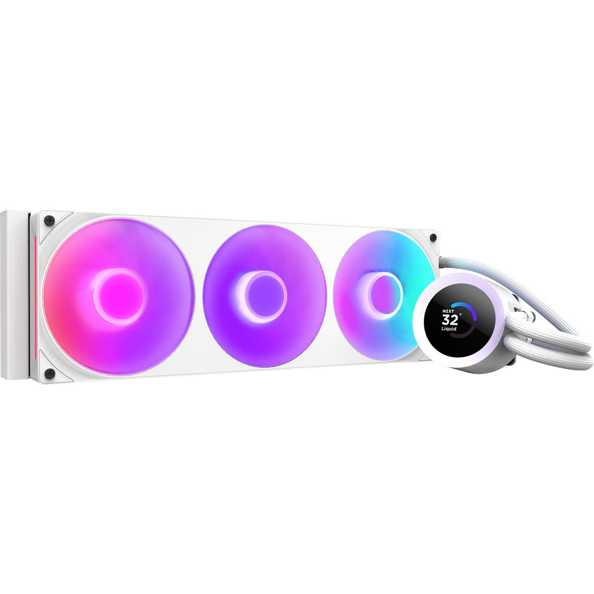 NZXT Kraken Plus 360 RGB vandkøling (hvid)