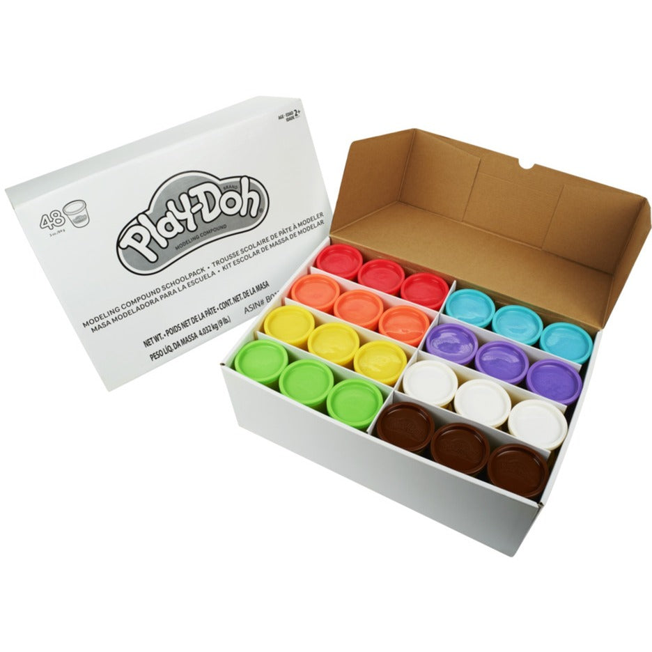 Hasbro play-doh modellering sammensat skolepakke ler (48 stykker)