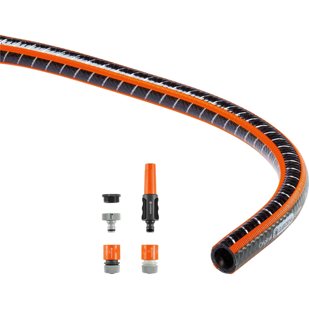 Gardena komfort flexslange 13 mm (1 2 ) (sort orange, 18034-20, 20 m)