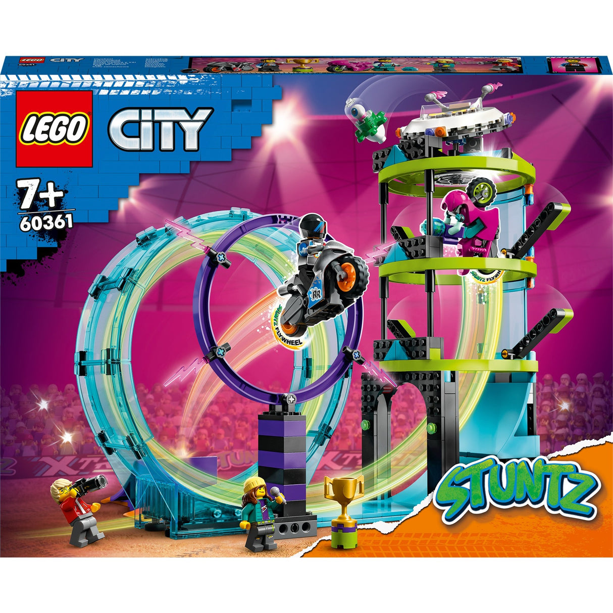 Lego City - Ultimate Stunt Drivers Challenge Construction Toy (60361)