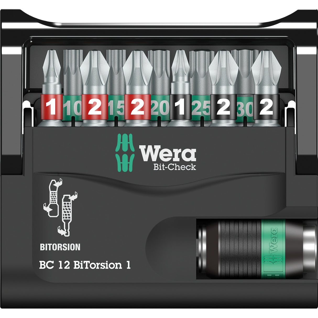 Wera bit-check 12 bit torsion 1 bit sæt (12-delt)