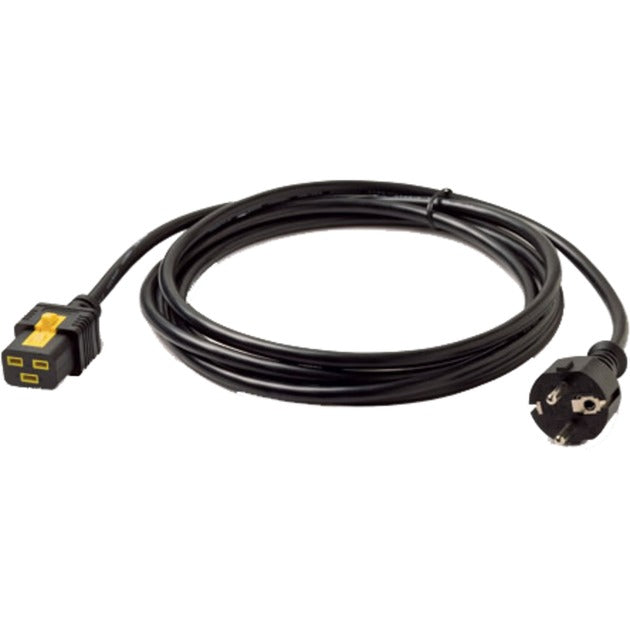 Apc strømkabel c19 til cee 7 schuko (sort, 3 meter, ap8755)