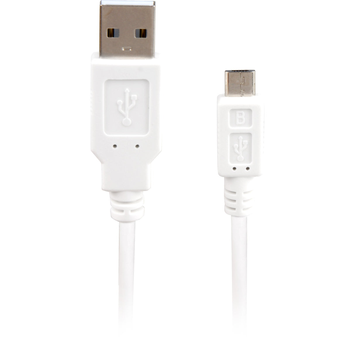 Sharkoon USB-A 2.0 > micro USB-B-kabel (hvidt, 1 meter)