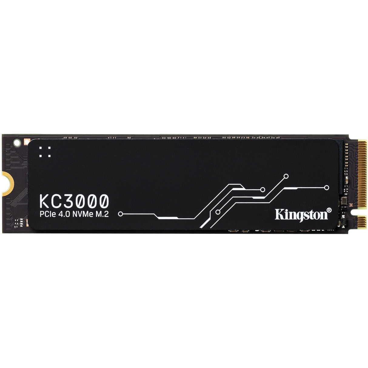 Kingston KC3000 1 TB SSD (sort, Skc3000S 1024G, PCIe 4.0 NVMe, M.2 2280)