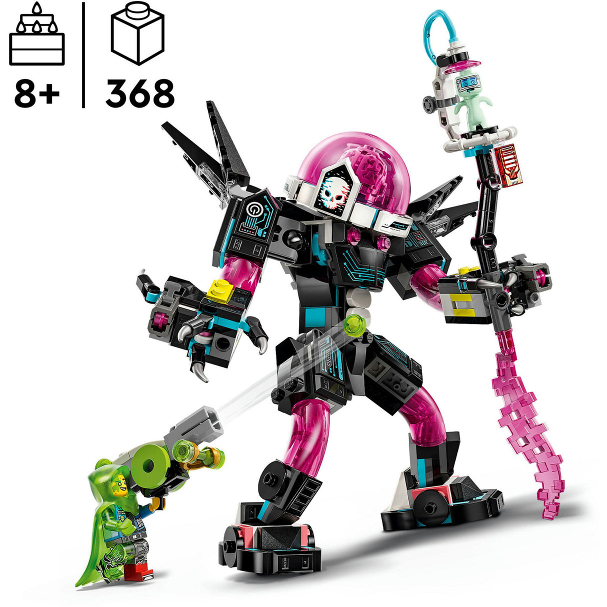 Lego ® dreamzzz™ mateo vs. cyberhjernemekanik-legesæt - 71495