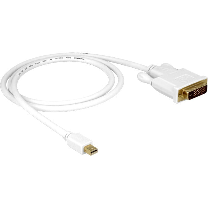 Delock mini displayport > dvi (24+1) adapter (hvid, 1 meter)