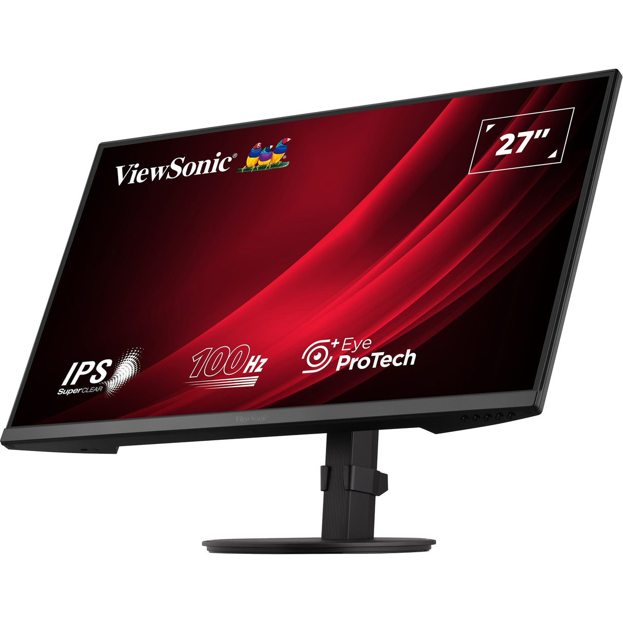 Viewsonic vg2708a-mhd 27 skærm (sort, 1x hdmi, 1x skærmport, vga, lyd, 100 hz)