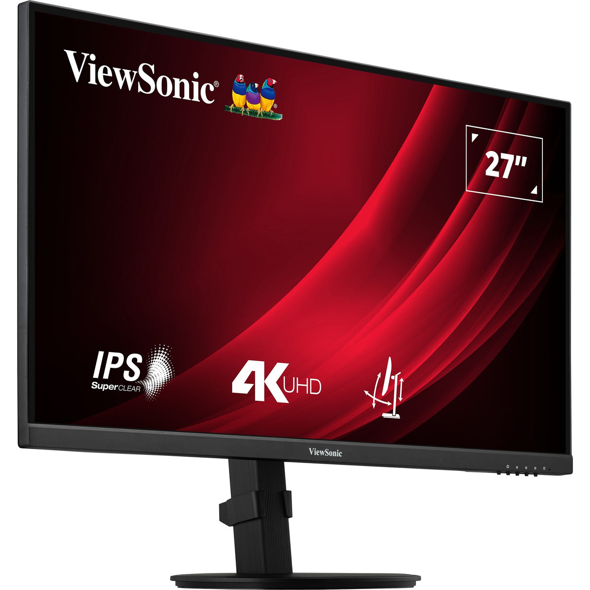 Viewsonic vg2708-4k 27 skærm (sort (mat), 2x HDMI, 1x skærmport)