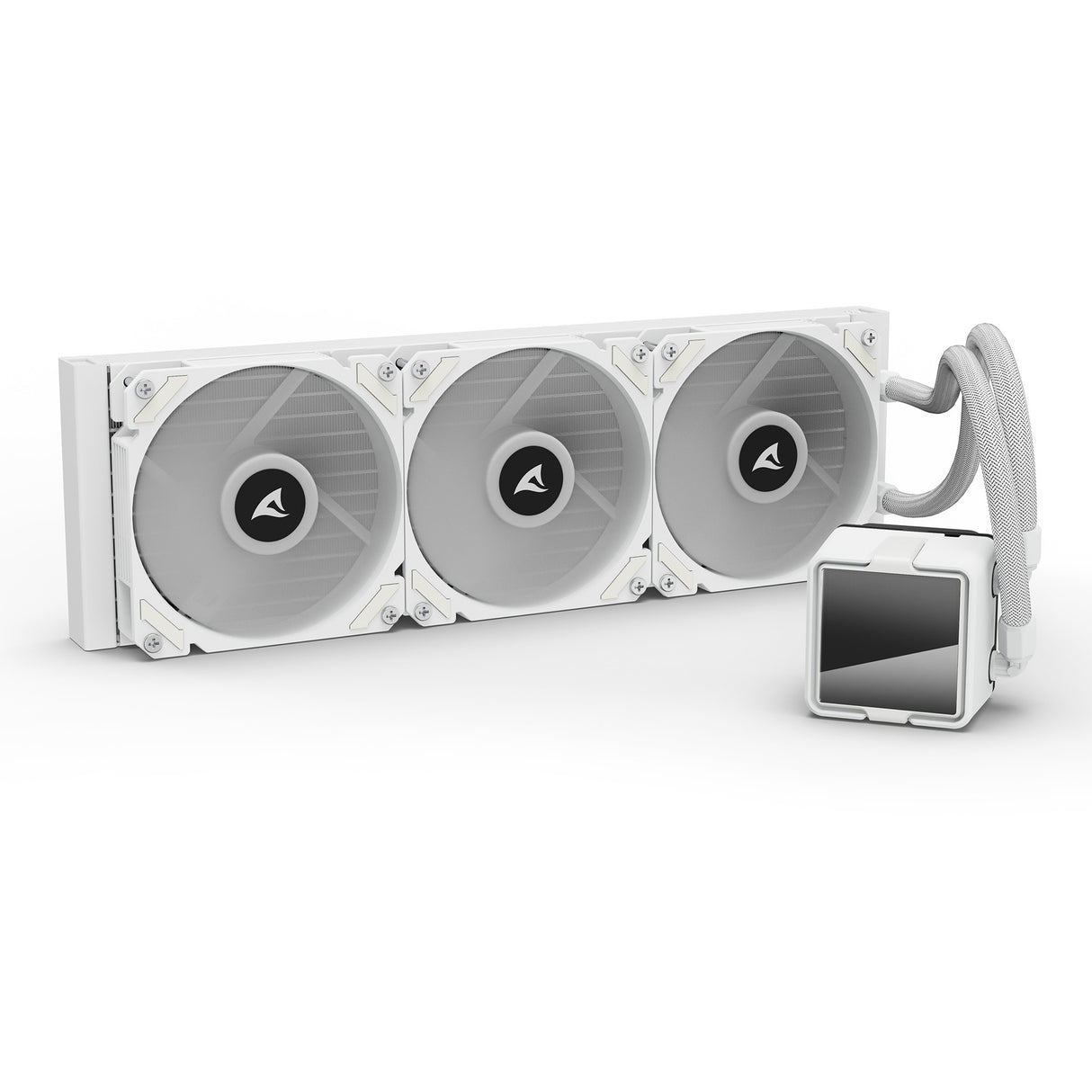 Sharkoon s60 argb vandkøling (hvid, 4-benet pwm)