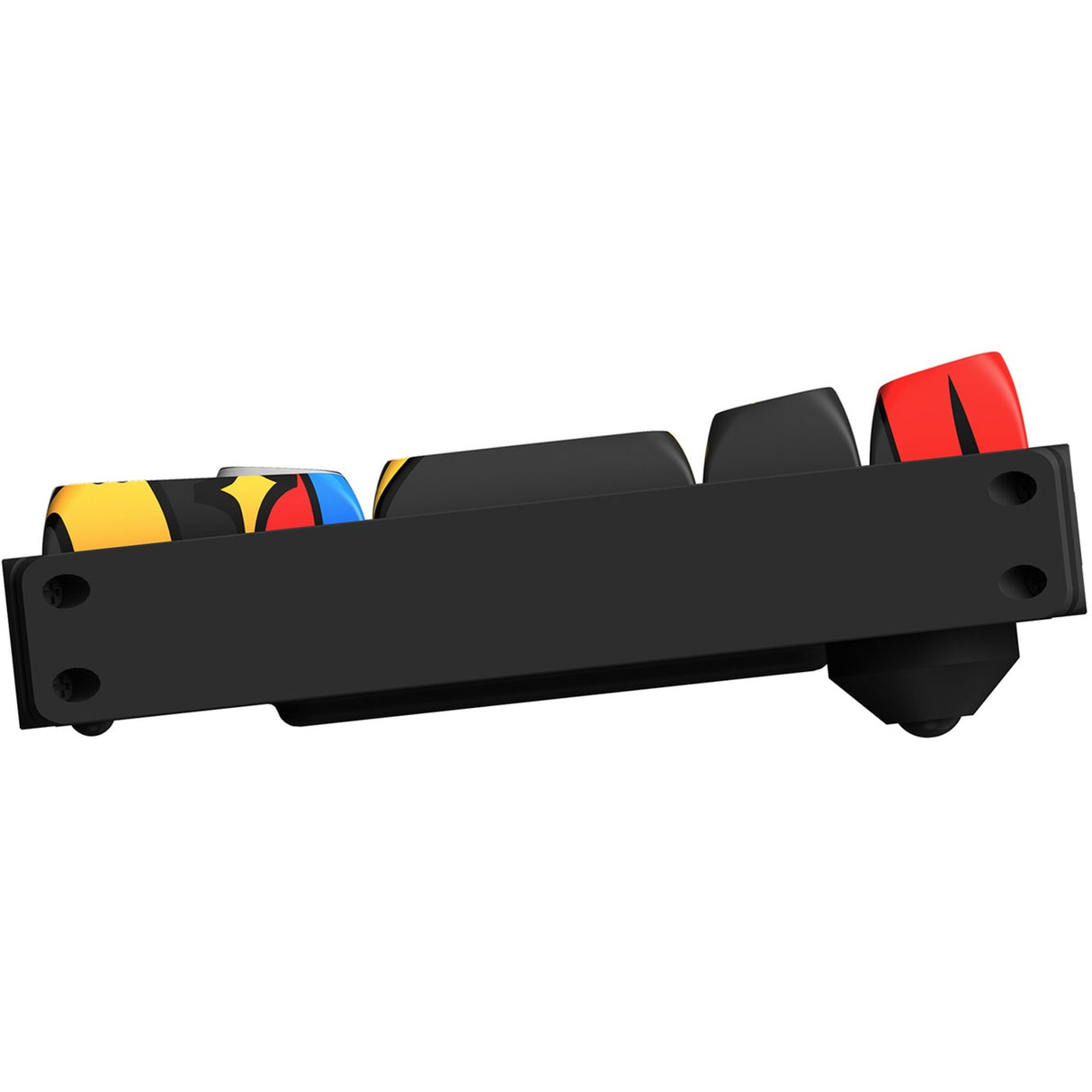Iqunix f97 graffiti-dagbog trådløst mekanisk tastatur (sort, us-layout (qwerty), cherry mx brown, 96%, rgb-lysdioder, hot-swappable, pbt, 2.4ghz | bluetooth 5.1 | usb-c)