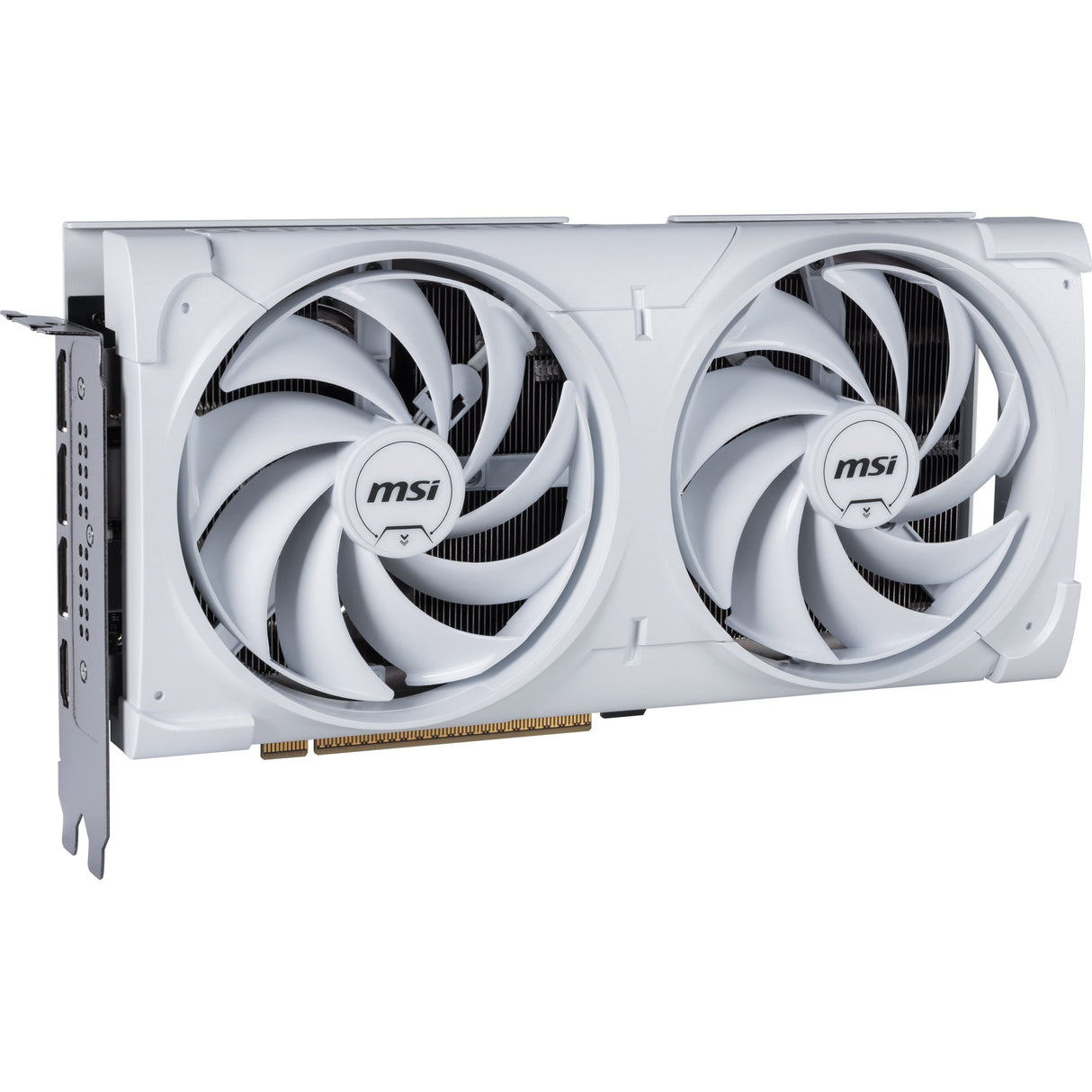 MSI Geforce RTX 5070 12G Ventus 2x OC White grafikkort (hvidt, 3x Display Port, 1x HDMI)