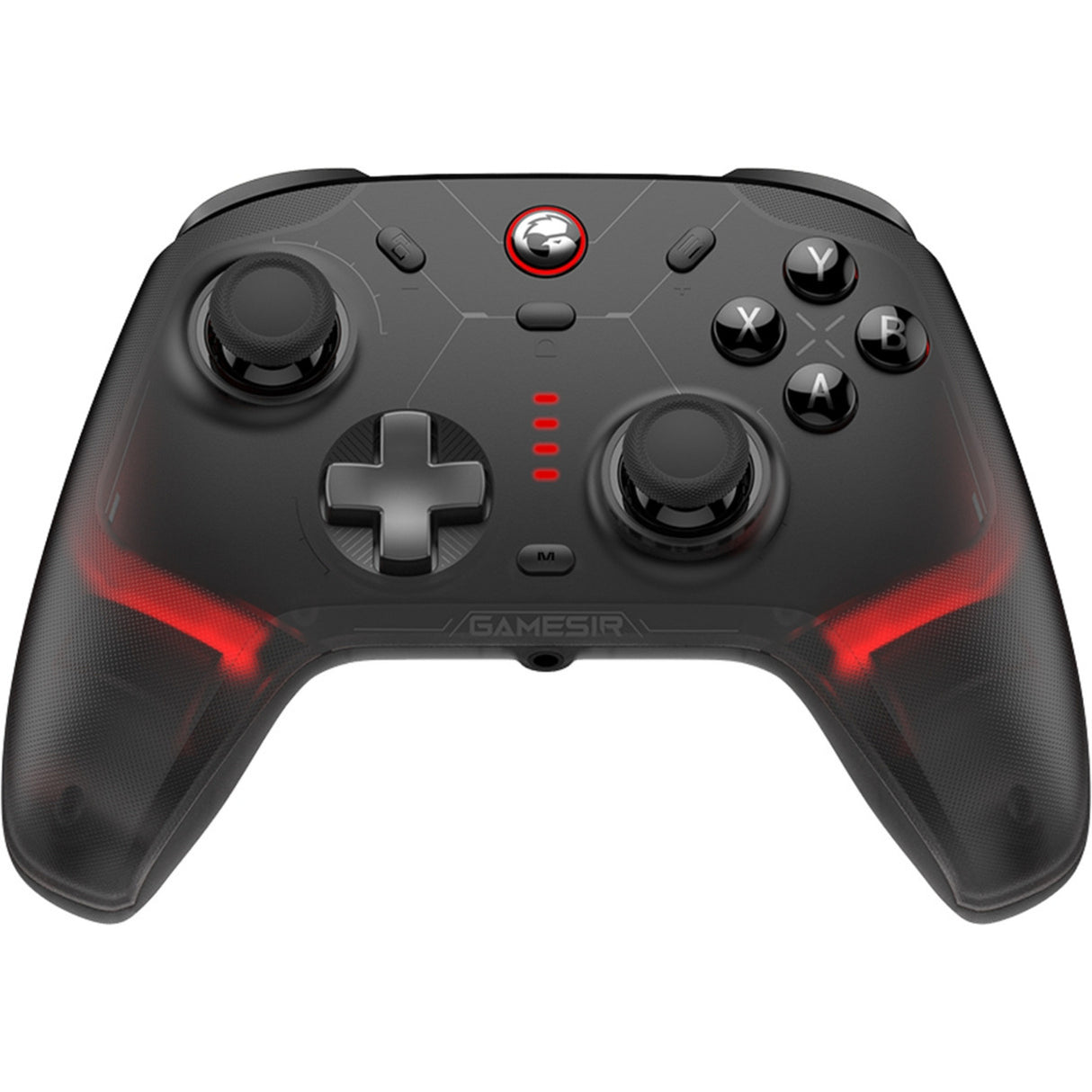Gamesir Cyclone 2 Multiplatform Controller - Shadow Black (Sort Rød, USB 2,4 GHz Bluetooth, Switch, Android, iOS, PC)