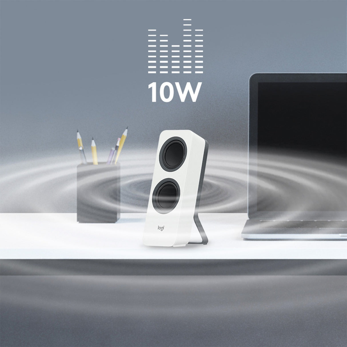 Logitech z207 pc-højttaler (hvid)