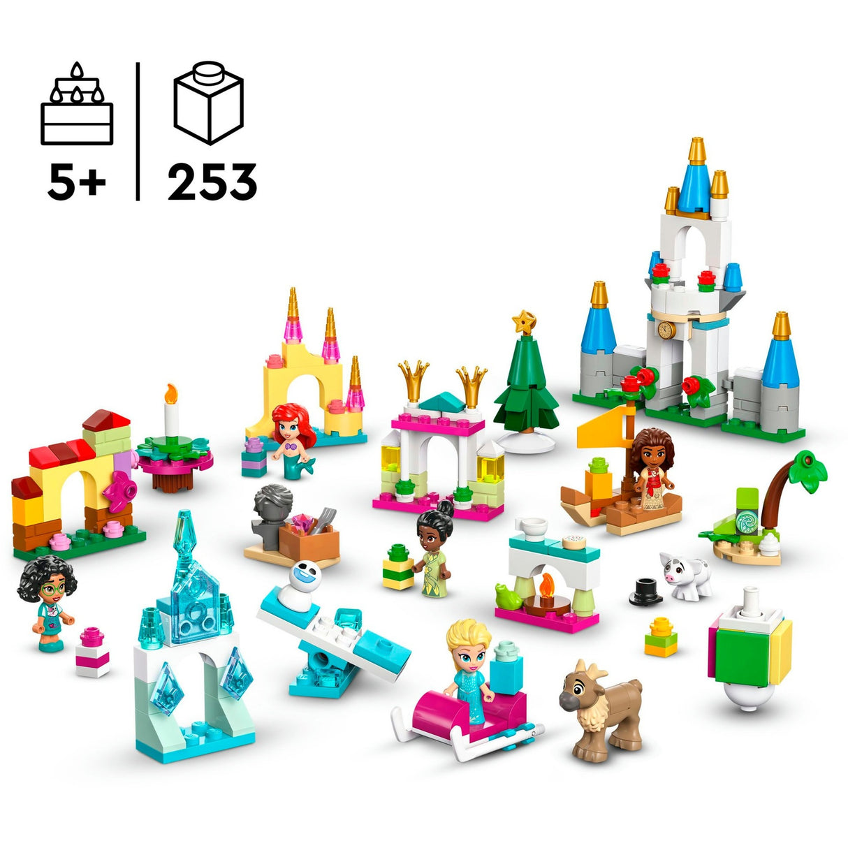 Lego disney - adventskalender 2024 byggelegetøj (43253)