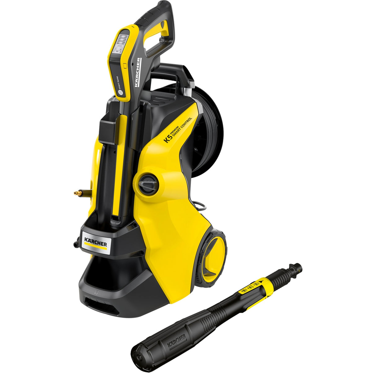 Kärcher k 5 premium smart kontrol højtryksrenser (gul sort, 1.324-670.0, Bluetooth)