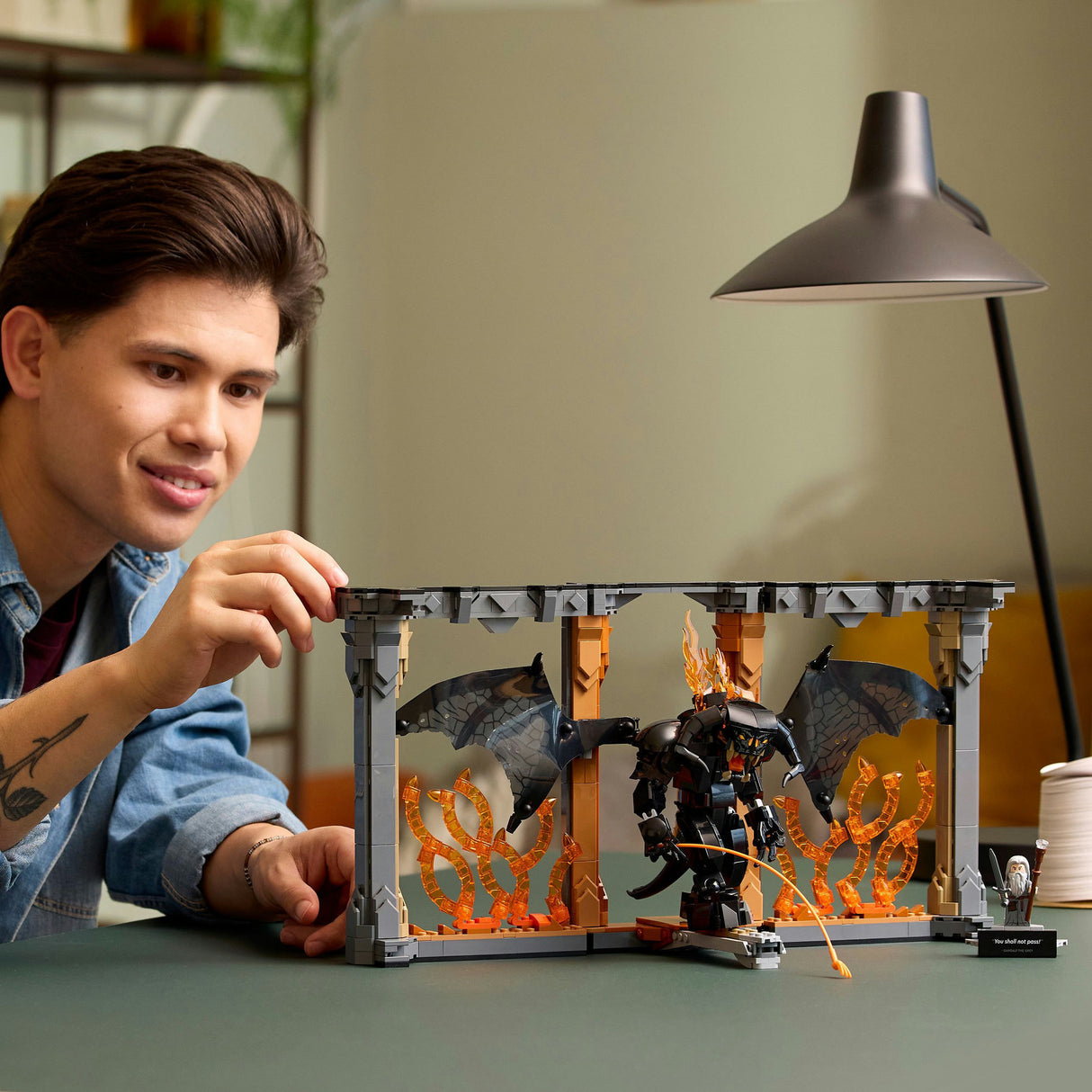 Lego ikoner bogstøtte: ringenes herre – balrog sæt - 10367