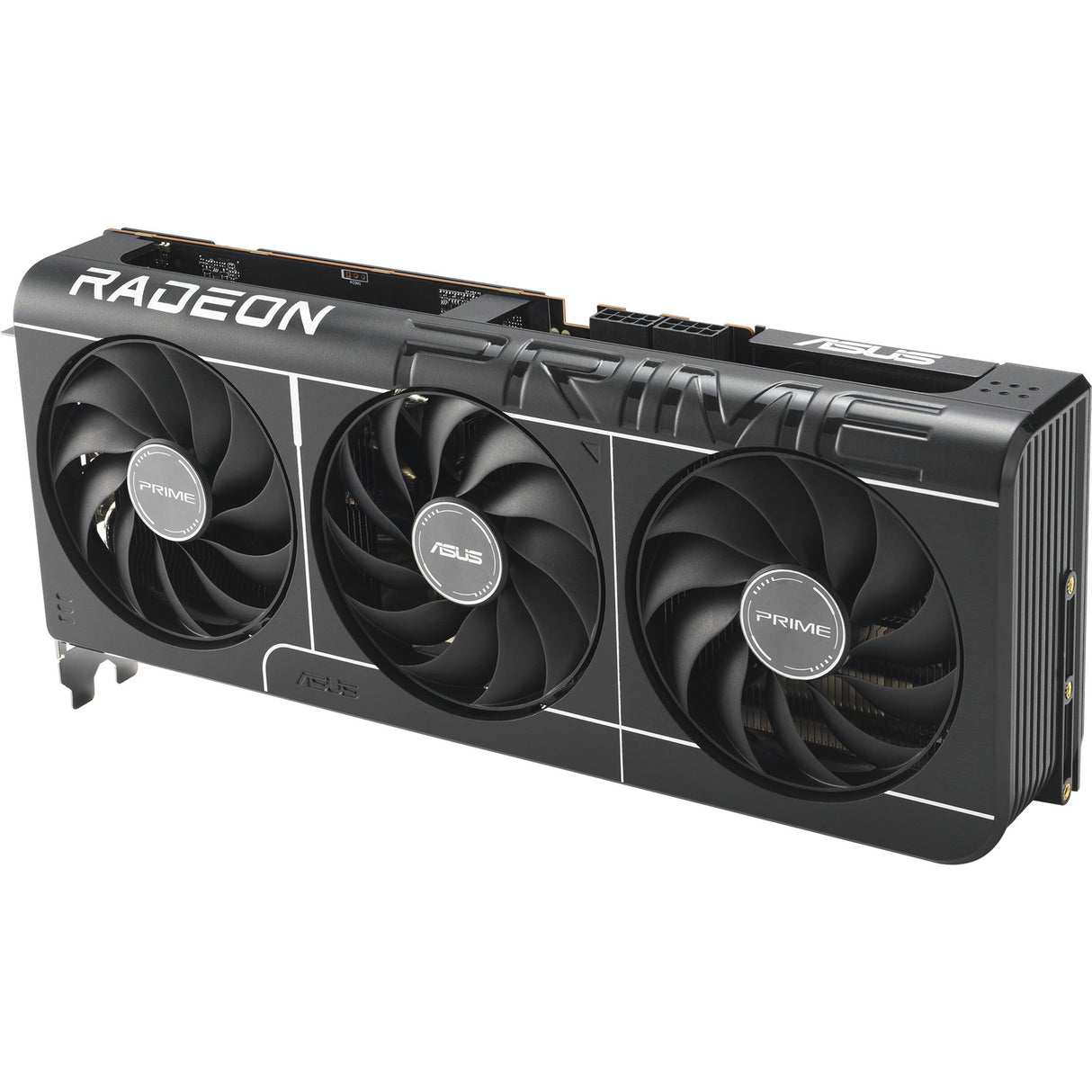 Asus Prime Radeon RX 9070 OC grafikkort (grå, 3x skærmport, 1x HDMI, RDNA4)