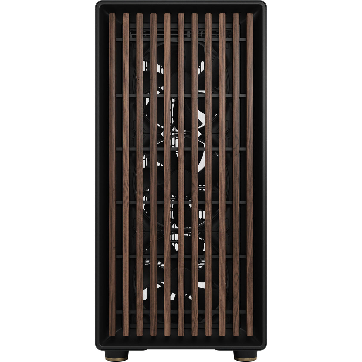Fractal Design North XL RC Charcoal Black TG Dark Midi Tower Housing (sort træfarve | 2x USB-A | 1x USB-C | hærdet glas)