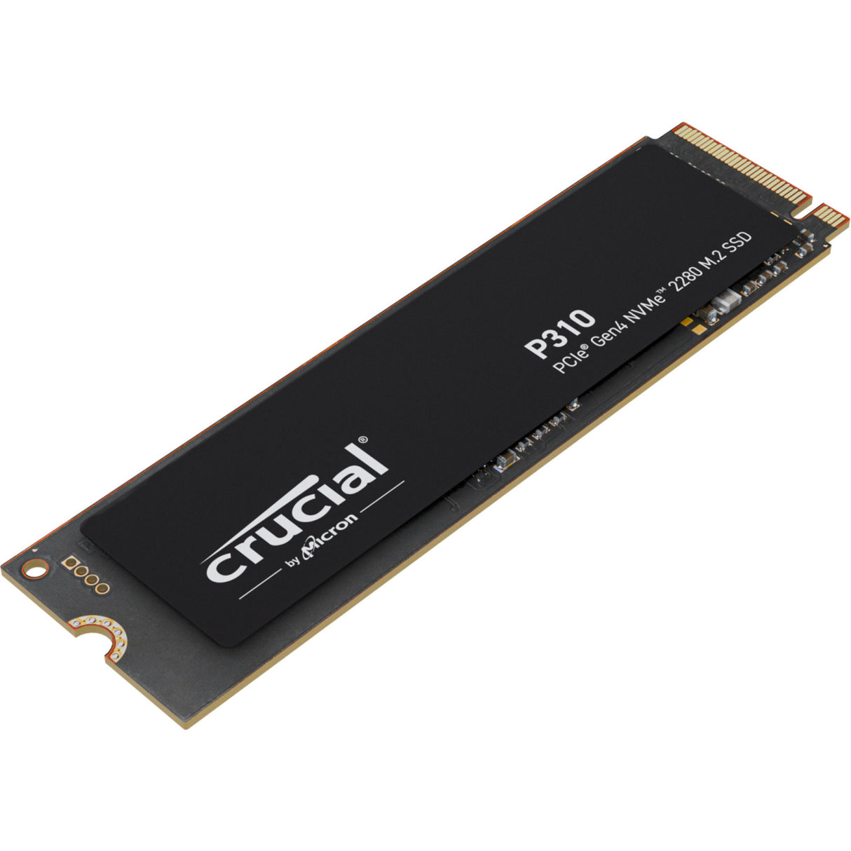 Crucial p310 500 gb ssd (sort, ct500p310ssd8, pcie gen 4.0 x4, nvme 2.0)