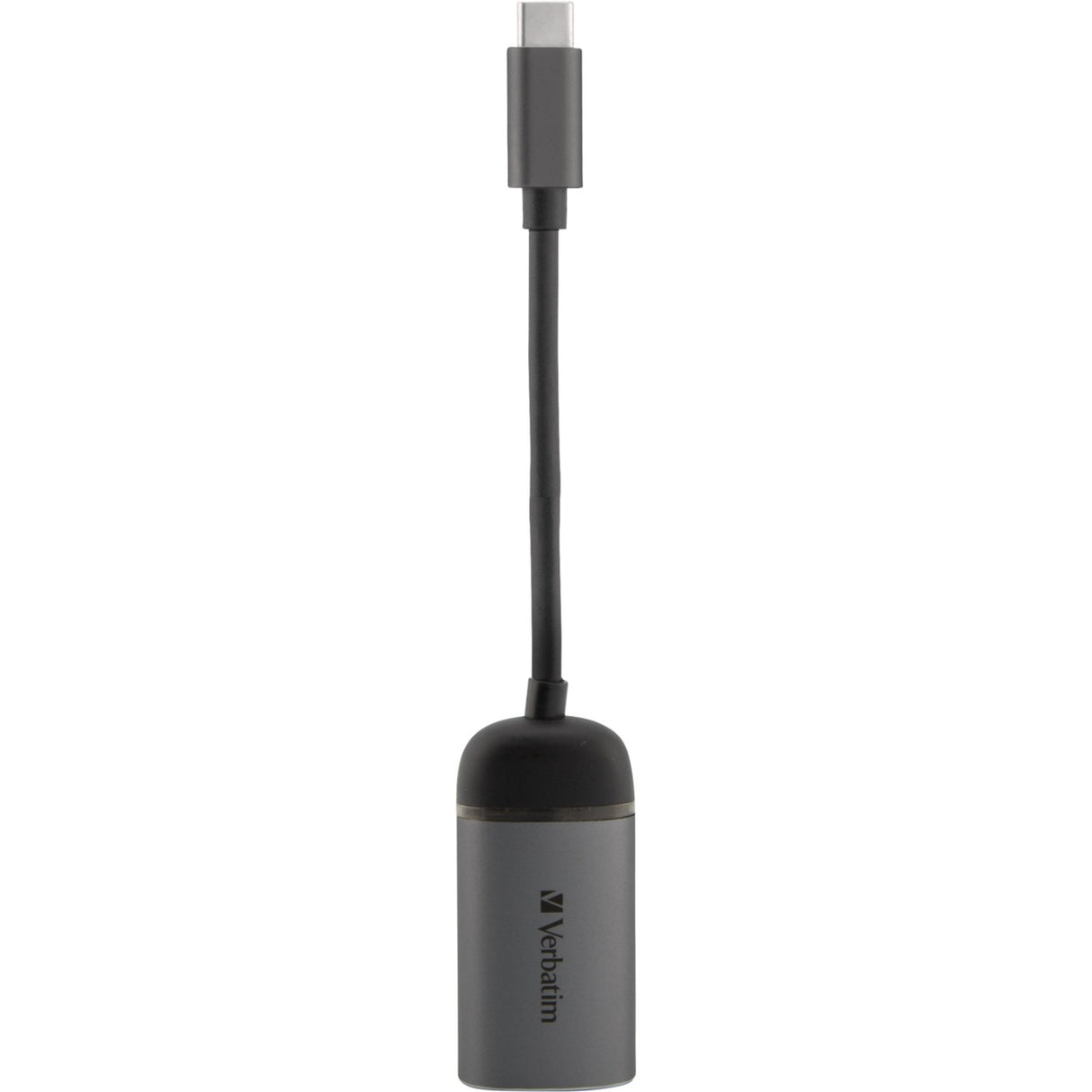 Verbatim USB 3.2 gen 1-adapter, USB-C > RJ-45 (sølvsort, 10 cm, gigabit LAN 10 100 1000 mbit s)