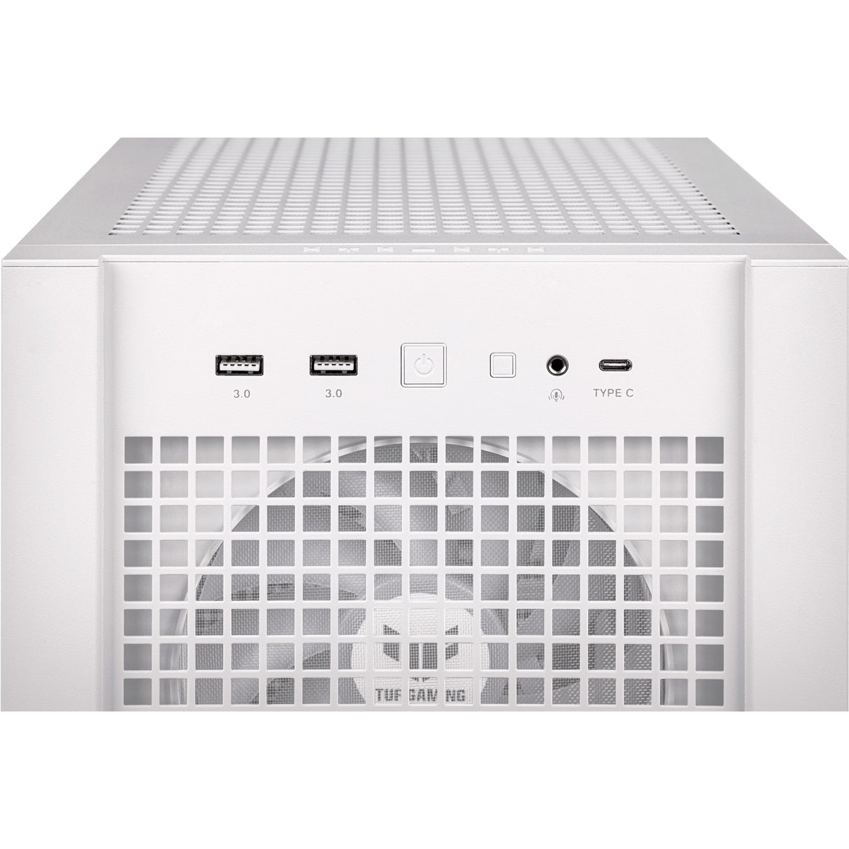 Asus tuf gaming gt302 argb midi tårnhus (hvid | 2x usb-a | 1x usb-c | rgb | hærdet glas)