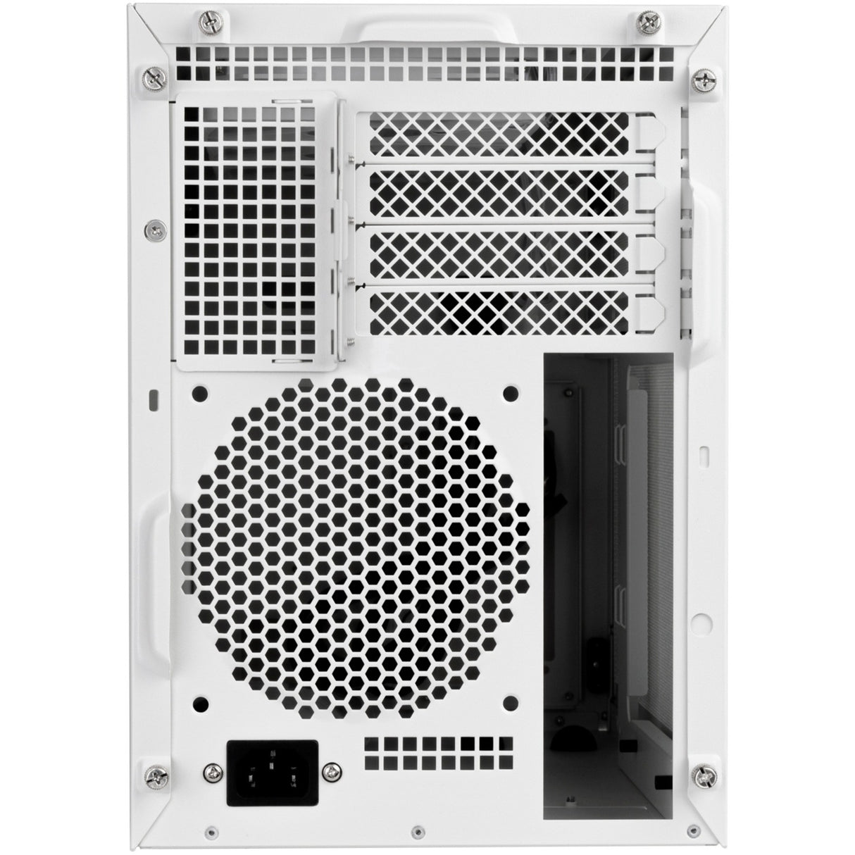 Silverstone sugo 17 mini tårnhus (hvid | 2x USB-A | 1x USB-C)