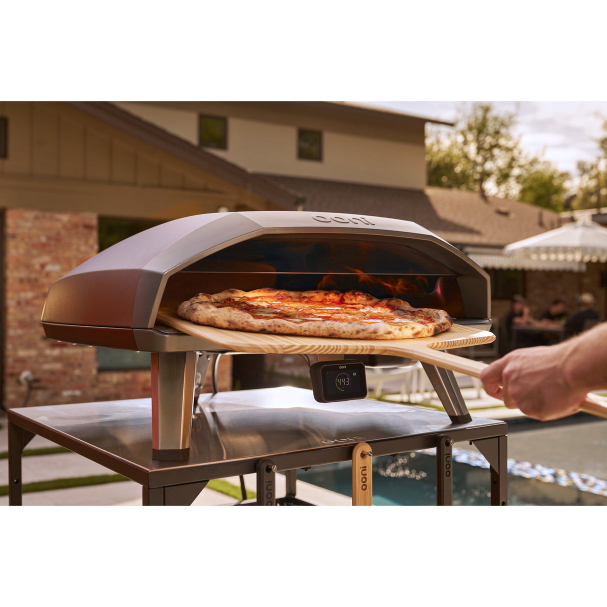 Ooni koda 2 max gasdrevet pizzaovn pizzaovn (20" pizza, dobbelt-zone madlavning)