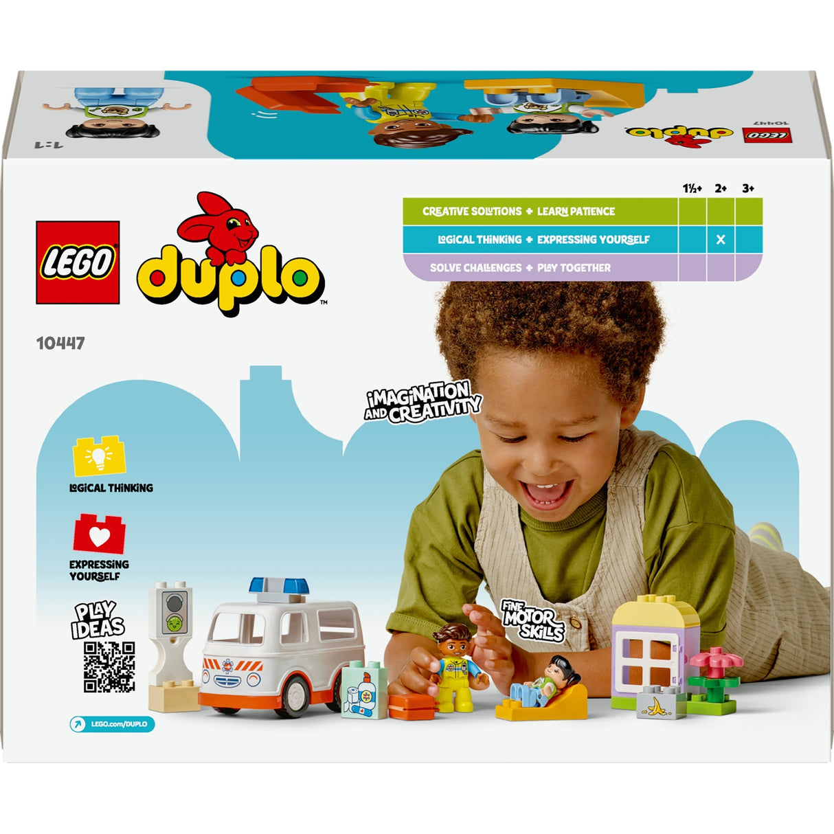 Lego Duplo Town 10447 ambulance med chauffør